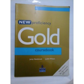 NEW  proficiency  GOLD  coursebook  -  Jacky  Newbrook  *  Judith  Wilson 